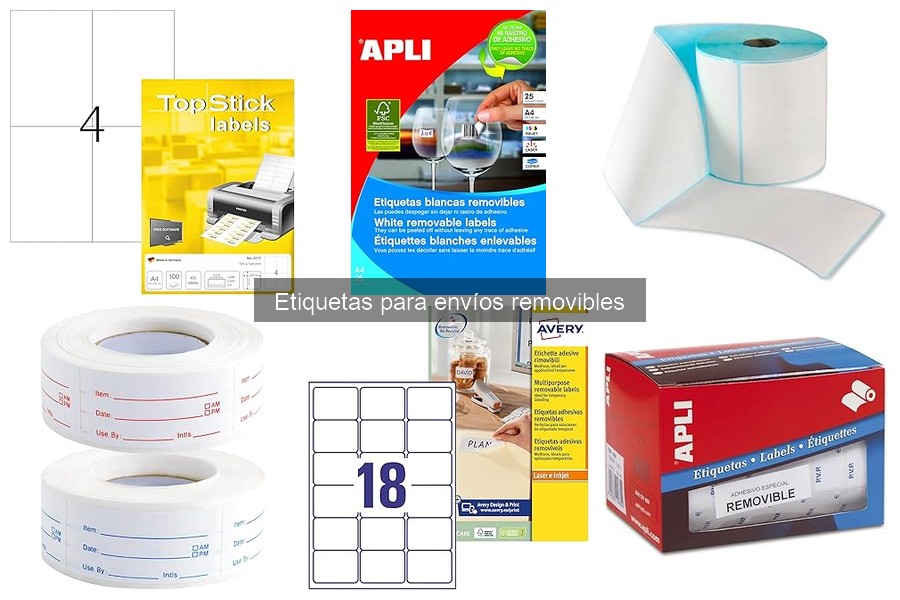 Cómo almacenar correctamente etiquetas para envíos removibles
