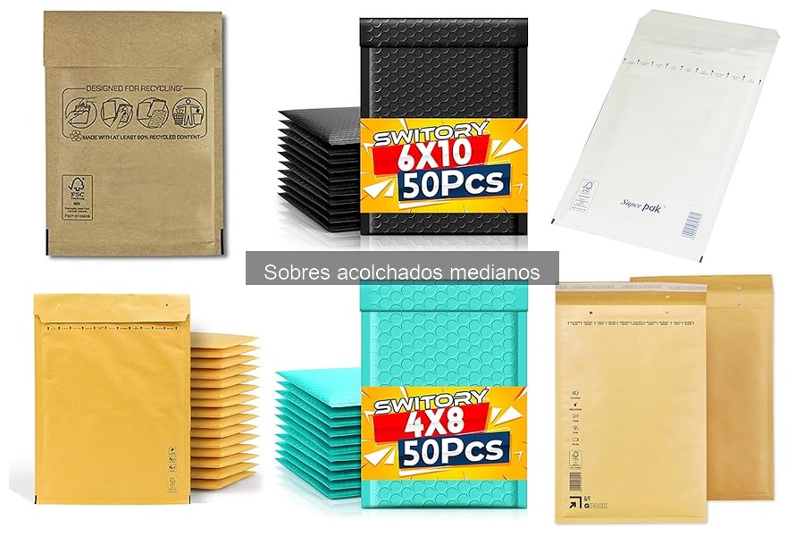 Cómo almacenar sobres acolchados medianos correctamente
