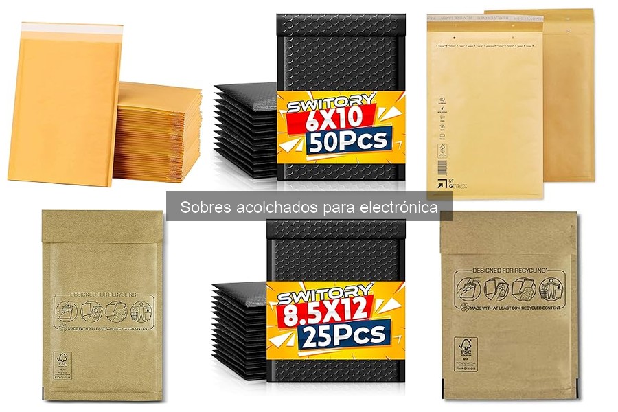 Cómo almacenar sobres acolchados para enviar sin daños