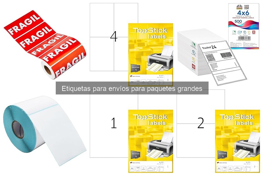 Cómo aplicar etiquetas en envíos de paquetes grandes