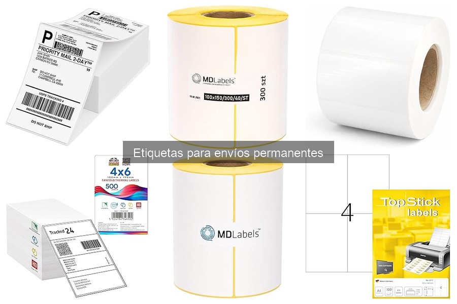 Cómo aplicar etiquetas para envíos permanentes correctamente