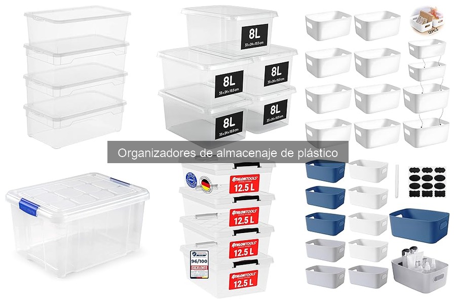 Cómo aprovechar al máximo los organizadores de plástico