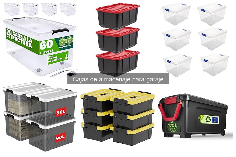 Cómo cuidar tus cajas de almacenaje en el garaje