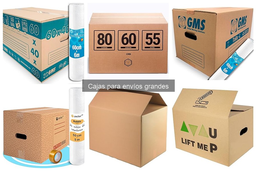 Cómo elegir cajas para envíos grandes correctamente