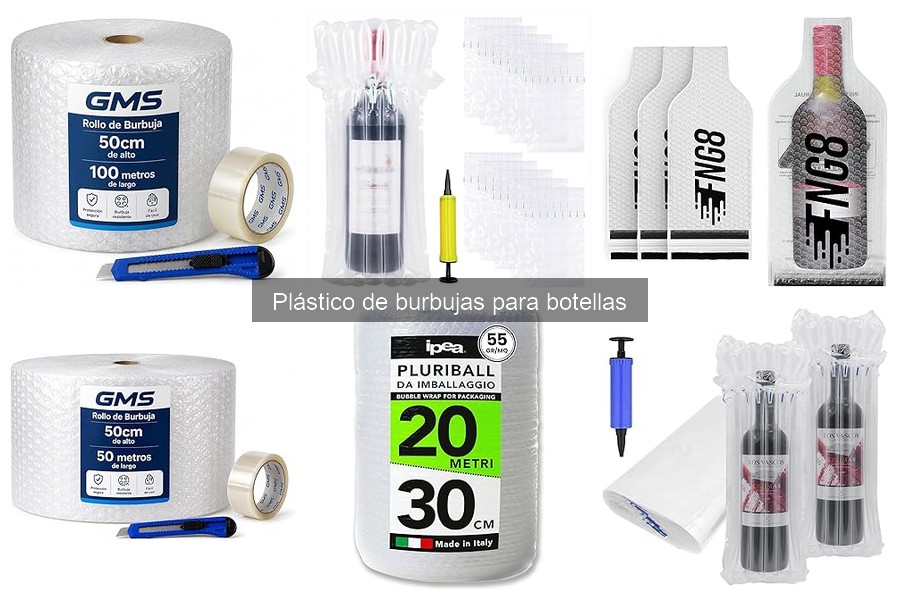 ¿Cómo elegir el plástico de burbujas para botellas?