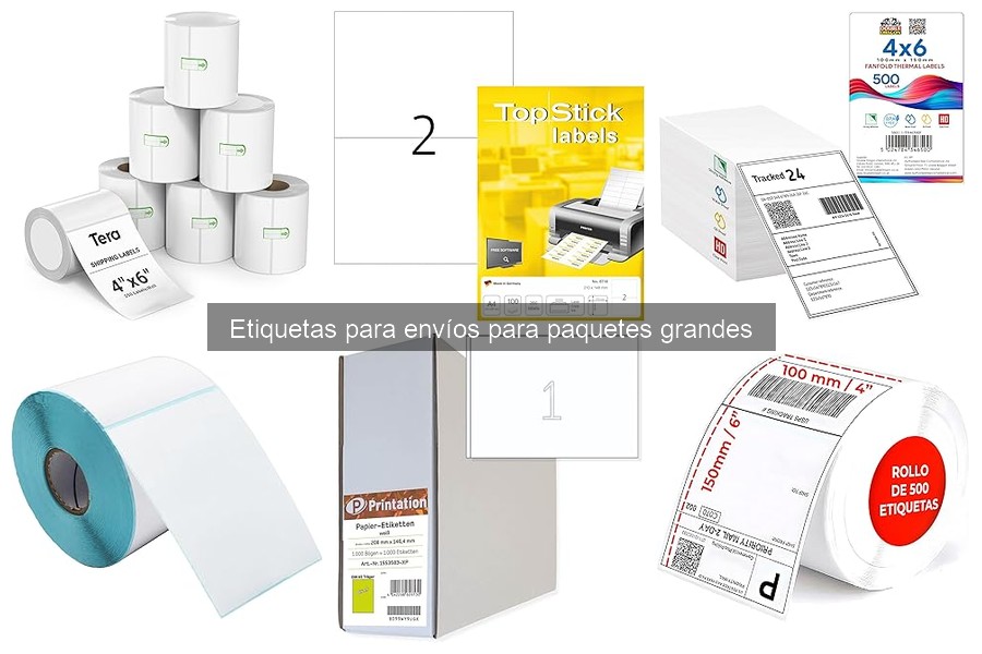 Cómo elegir etiquetas para envíos de paquetes grandes