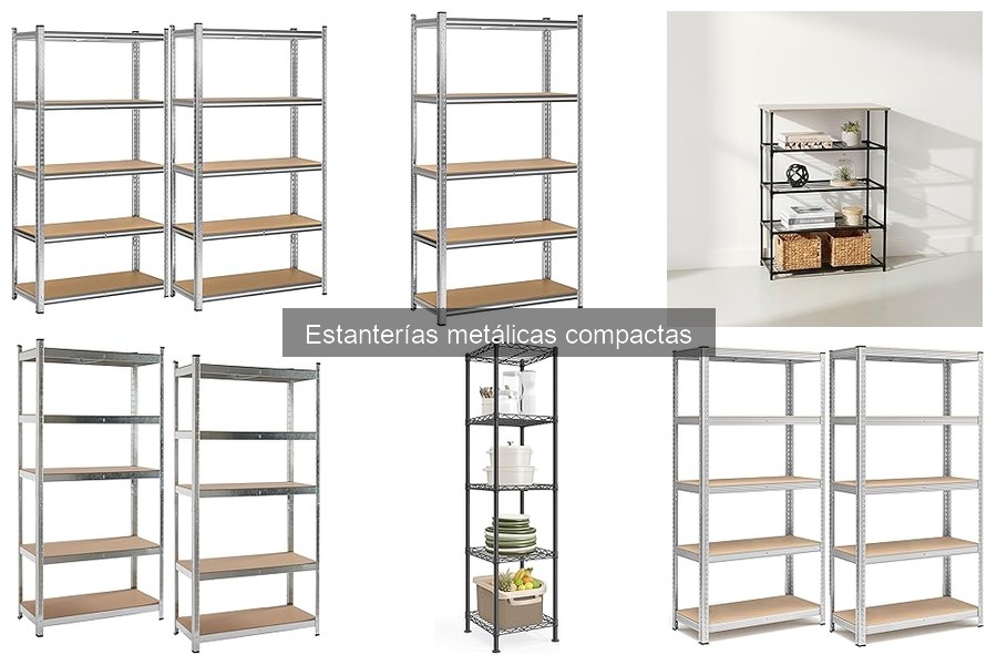 Cómo elegir la mejor estantería metálica compacta para tu hogar