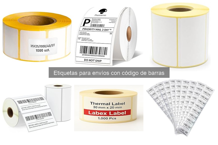 Cómo elegir las mejores etiquetas para envíos con código de barras