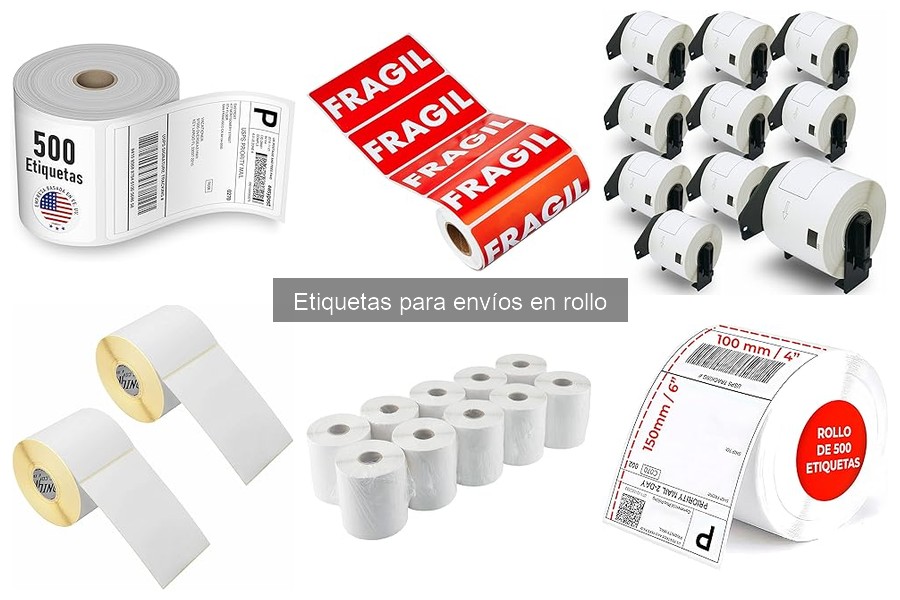 Cómo elegir las mejores etiquetas para envíos en rollo