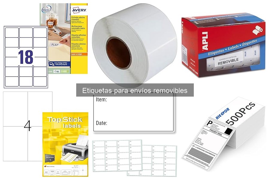 Cómo elegir las mejores etiquetas para envíos removibles