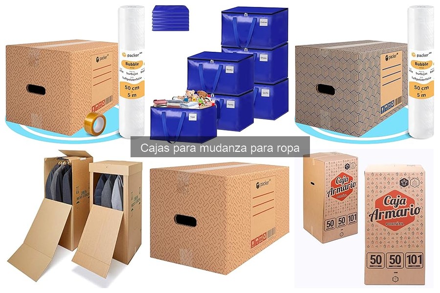 Cómo empaquetar ropa en cajas para mudanza eficientemente