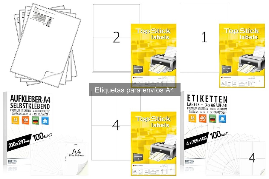 Cómo imprimir etiquetas A4 para envíos: Guía paso a paso