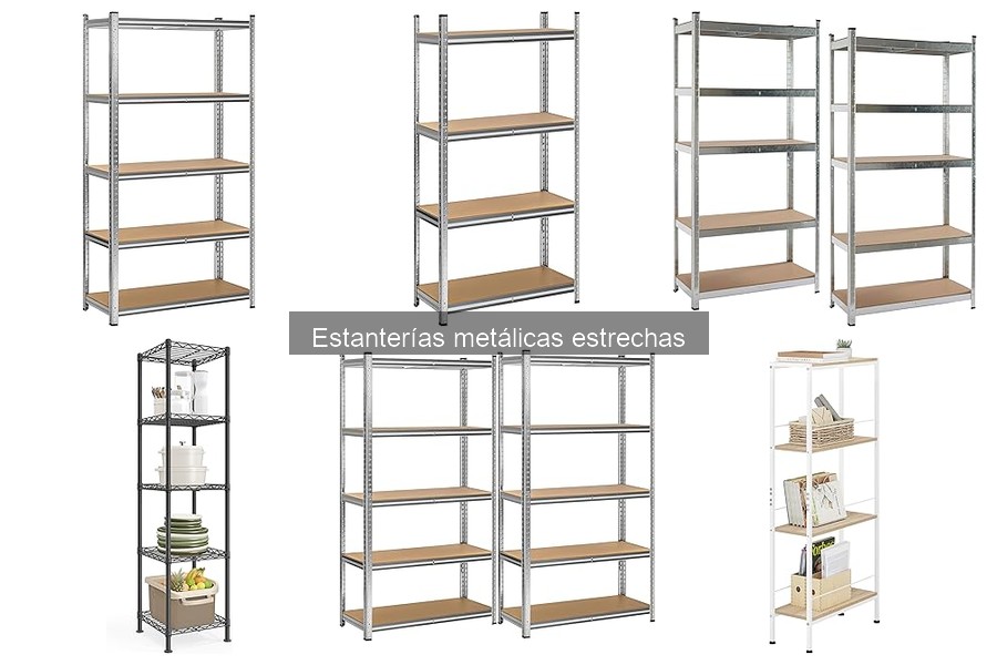 ** Cómo instalar estanterías metálicas estrechas fácilmente