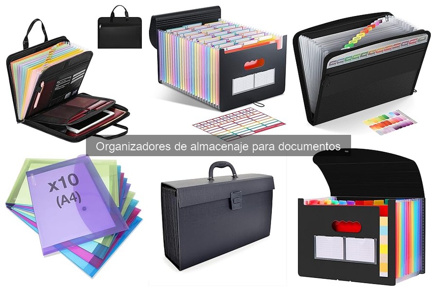 Cómo mantener organizadores de almacenaje para documentos