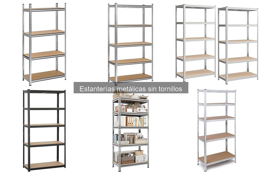 Cómo mantener una estantería metálica sin tornillos