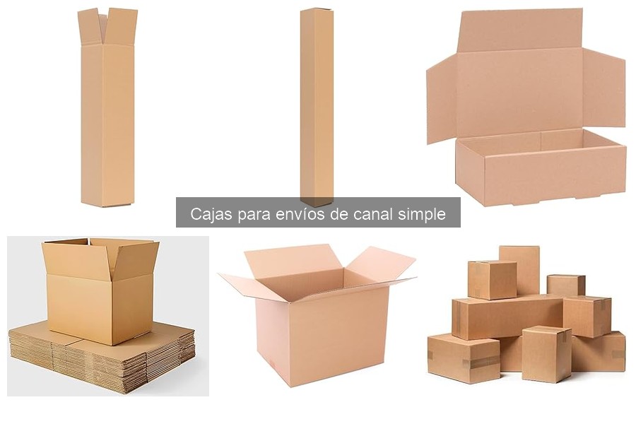 Cómo montar cajas de canal simple para envíos correctamente