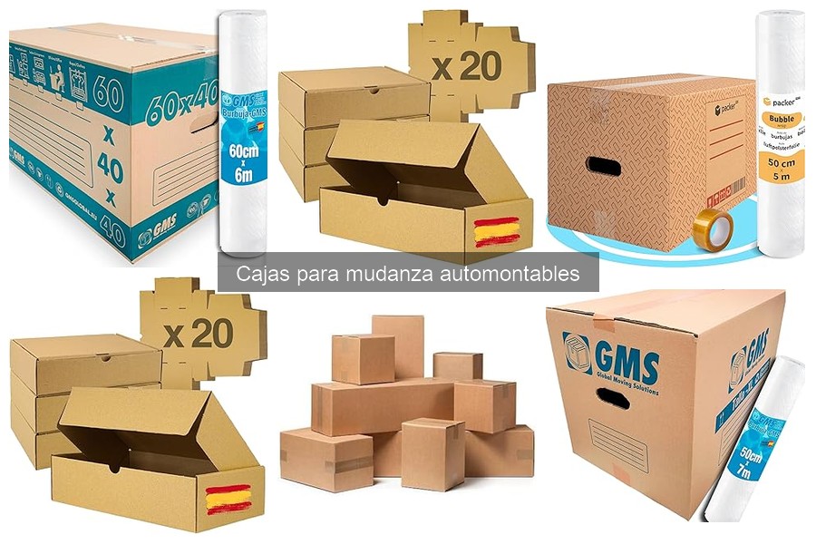 Cómo Montar y Usar Cajas para Mudanza Automontables
