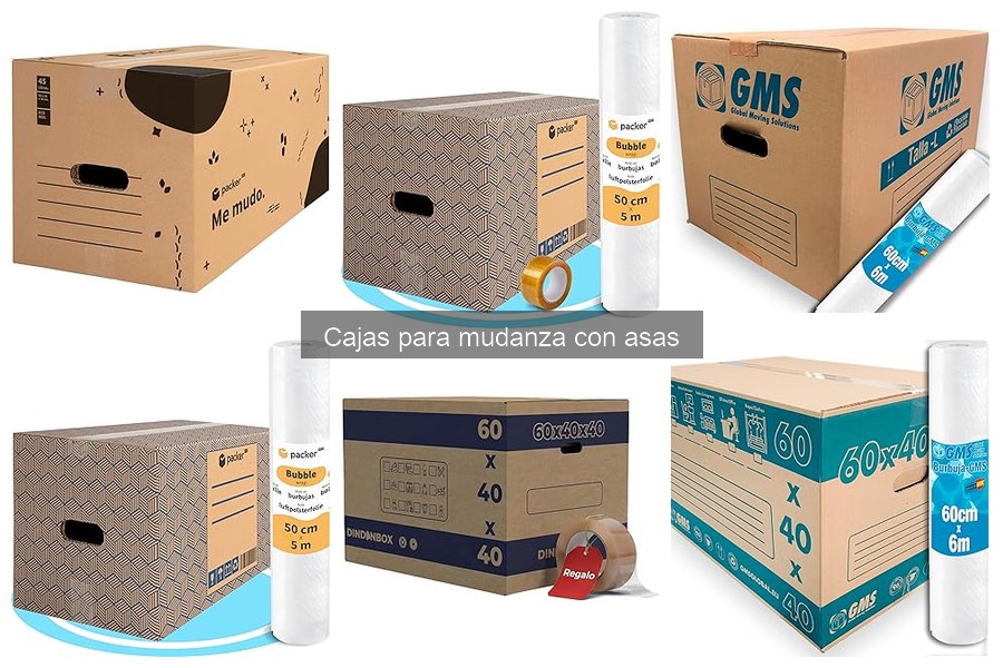 Cómo reciclar cajas de mudanza con asas de forma sostenible
