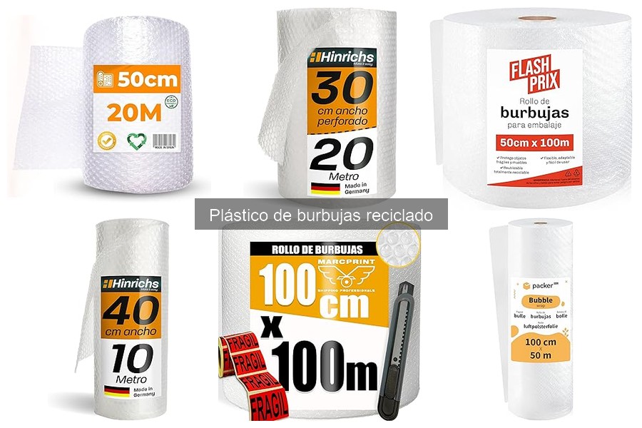 Cómo reciclar plástico de burbujas correctamente