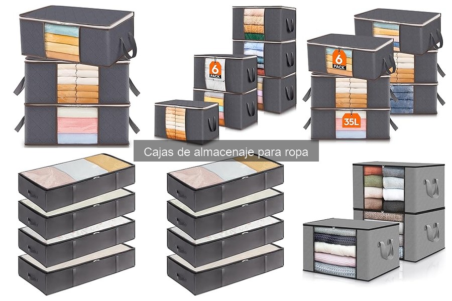 Cómo usar cajas de almacenaje para ropa de manera efectiva