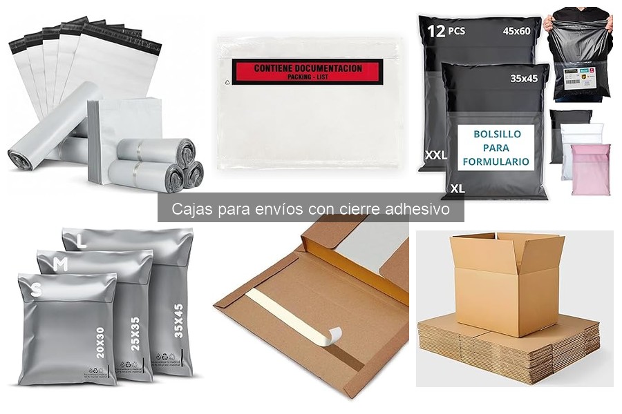 Cómo usar cajas para envíos con cierre adhesivo correctamente