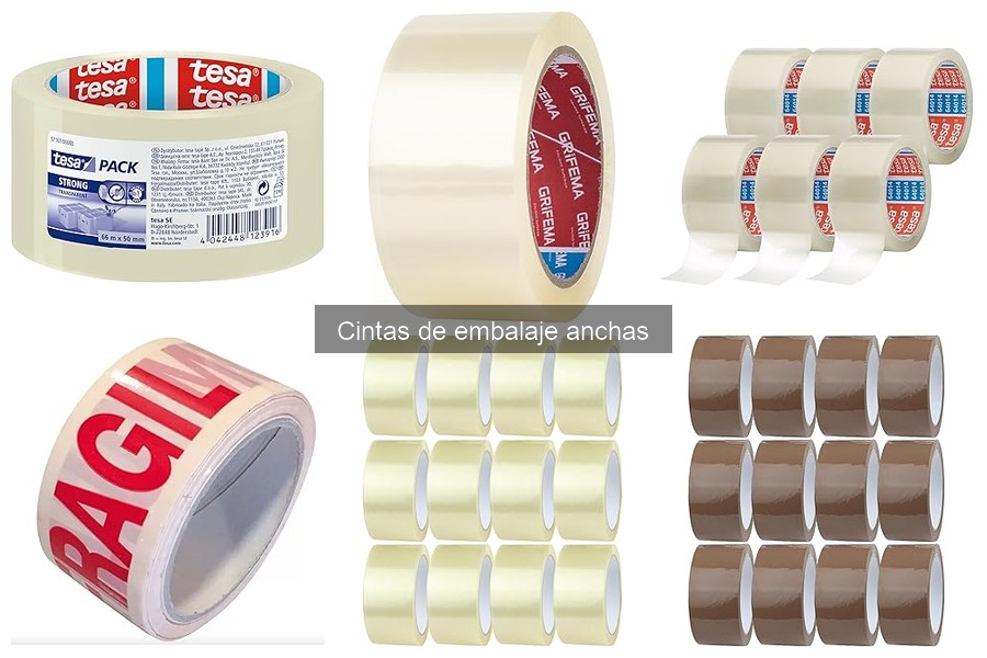 Cómo usar cintas de embalaje anchas correctamente