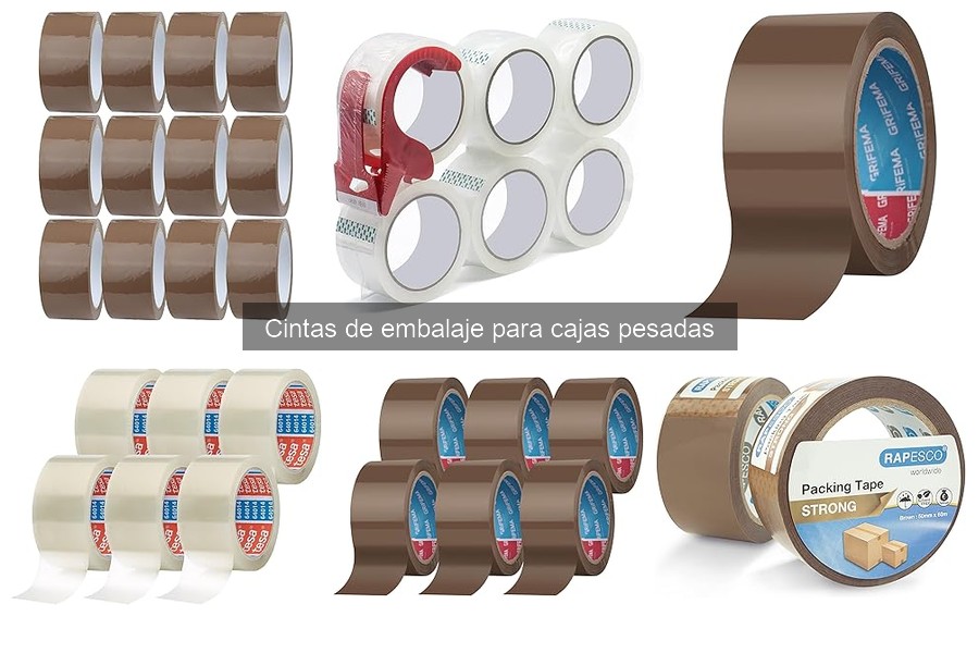 Cómo usar cintas de embalaje en cajas pesadas de forma efectiva