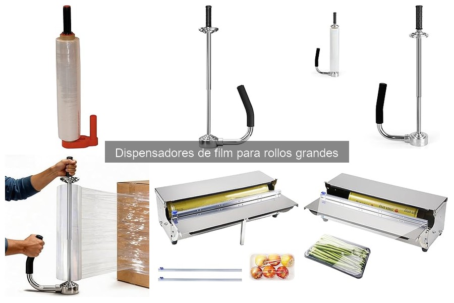 Cómo usar dispensadores de film para rollos grandes de manera efectiva