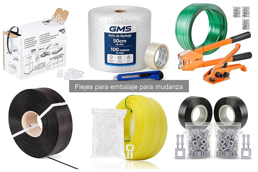 Cómo usar flejes para embalaje en mudanzas correctamente