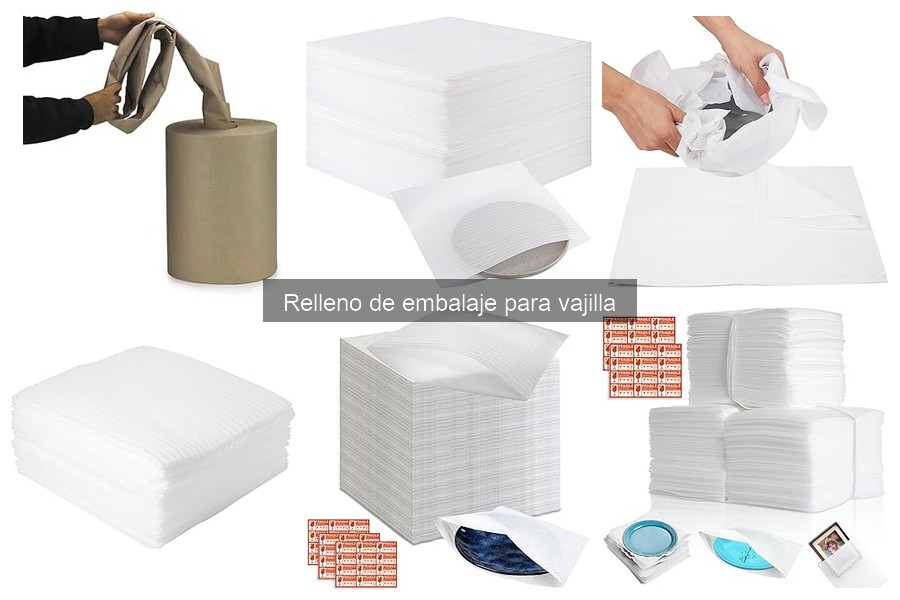 Cómo usar relleno de embalaje para vajilla de forma efectiva