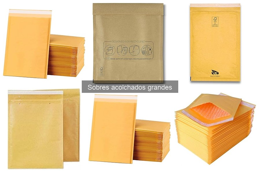 Cómo usar sobres acolchados grandes para productos frágiles