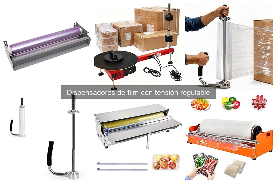 Cómo usar un dispensador de film con tensión regulable