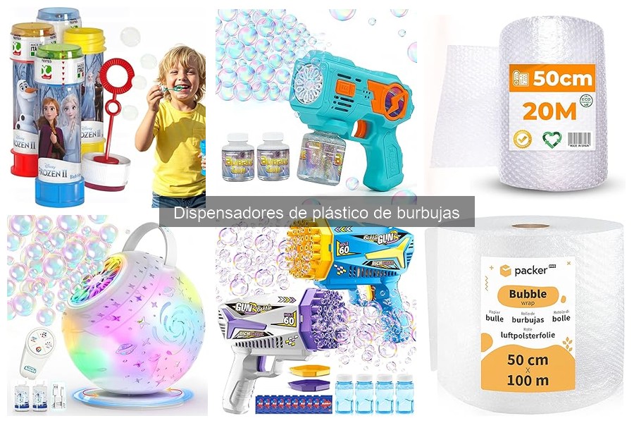 Cómo usar un dispensador de plástico de burbujas correctamente
