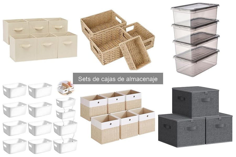Cómo utilizar adecuadamente los sets de cajas de almacenaje