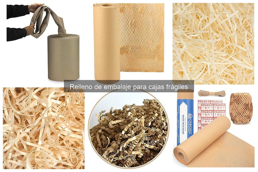 ** Cómo Utilizar Relleno de Embalaje en Cajas Frágiles