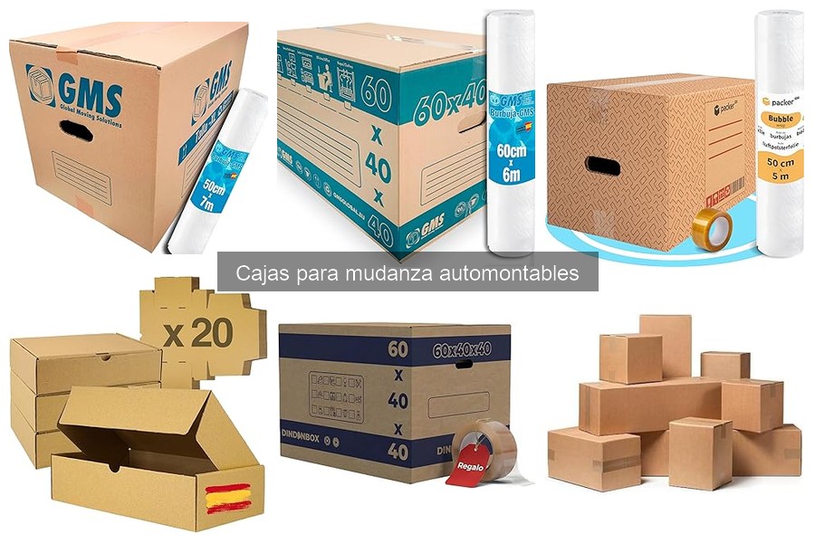 Comparativa: Cajas automontables vs desechables para mudanzas