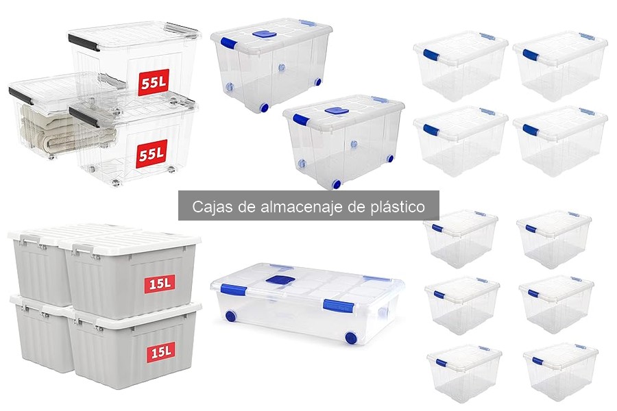 Comparativa: Cajas de almacenaje de plástico vs. cartón