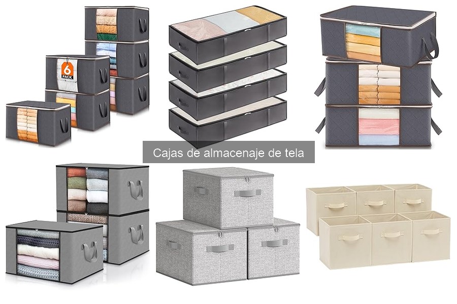 Comparativa: Cajas de Almacenaje de Tela vs. Plástico