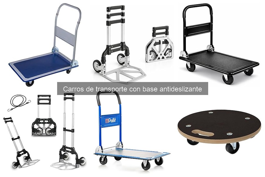 Comparativa: Carros de Transporte Antideslizantes vs. Ruedas Fijas