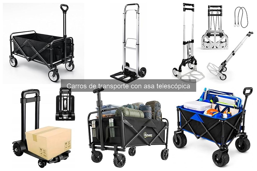 Comparativa: Carros de Transporte Telescópicos vs Manuales