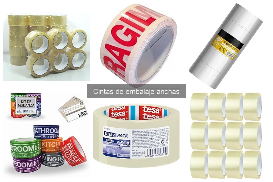 Comparativa: Cintas de embalaje anchas vs. estrechas