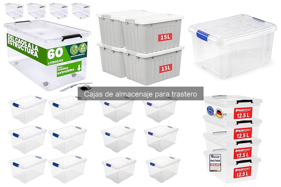 Comparativa de Cajas de Almacenaje para Trastero: Mejores Marcas