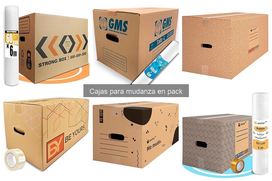 Comparativa de cajas para mudanza: Packer PRO vs GMS