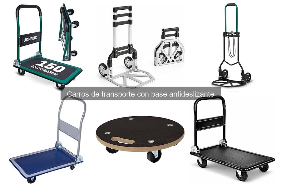 Comparativa de carros de transporte antideslizantes 2023