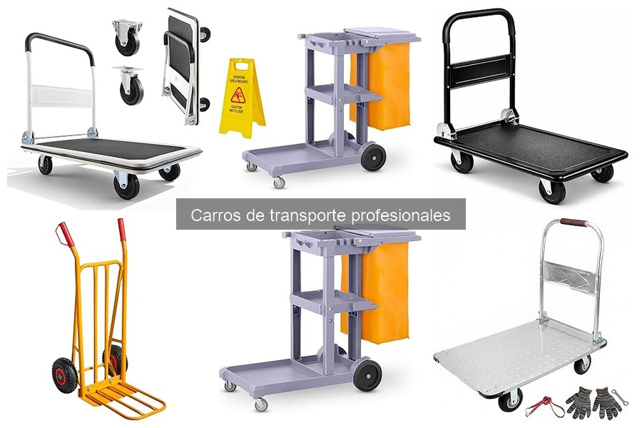 Comparativa de Carros de Transporte Profesionales: Mejores Marcas