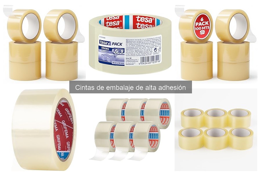 Comparativa de Cintas de Embalaje de Alta Adhesión