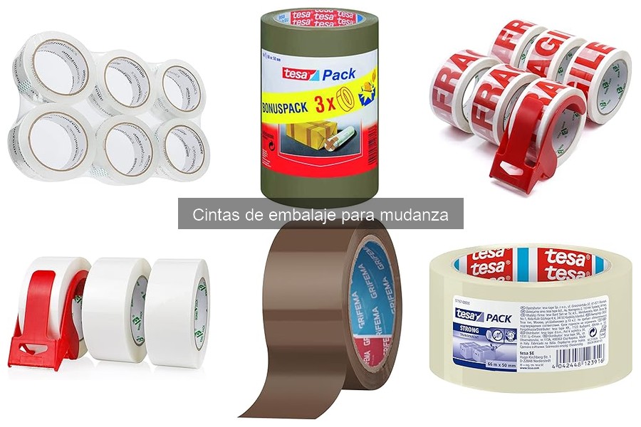 Comparativa de cintas de embalaje para mudanza y almacenamiento
