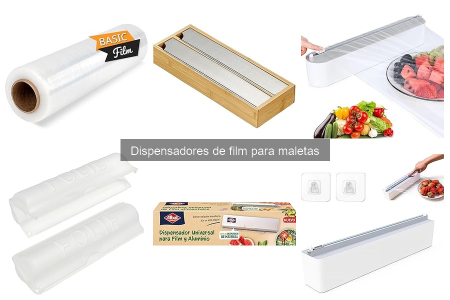 Comparativa de dispensadores de film para maletas: marcas y modelos
