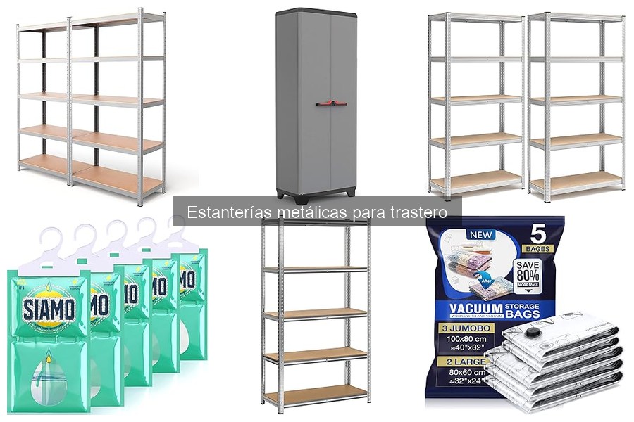 Comparativa de estanterías metálicas y de madera para trasteros