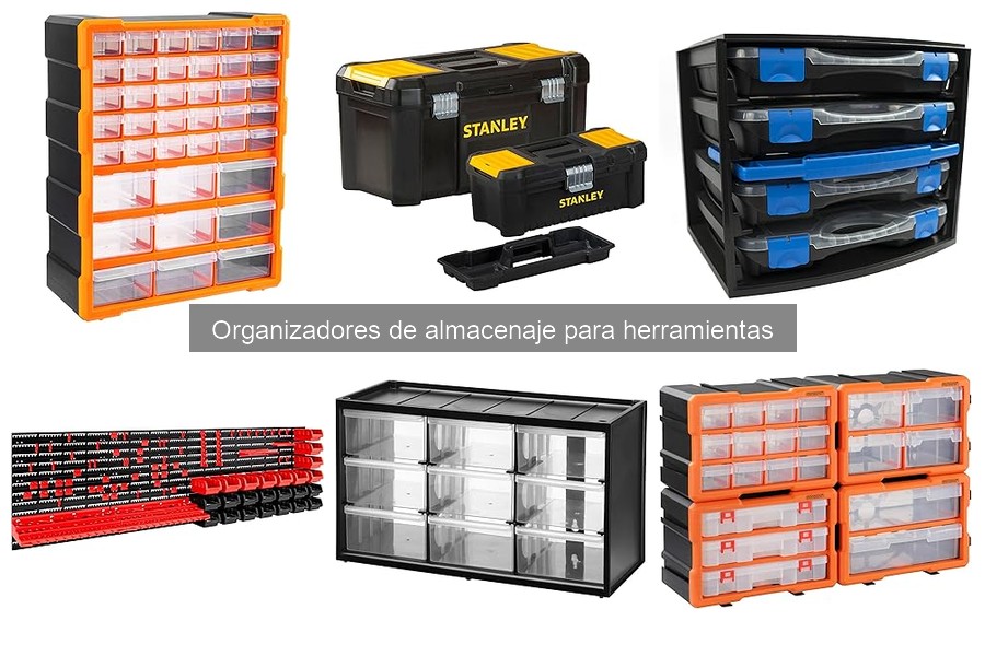 Comparativa de estantes y cajas para organizar herramientas